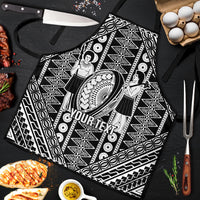 Fiji Custom Rugby National Heritage Apron Black Traditional Masi Inspired