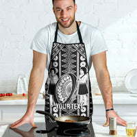 Fiji Custom Rugby National Heritage Apron Black Traditional Masi Inspired