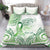 Its Okay Green Ribbon Personalised Bedding Set Polynesian Depression Awareness