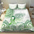 Its Okay Green Ribbon Personalised Bedding Set Polynesian Depression Awareness