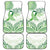 Its Okay Green Ribbon Personalised Car Mats Polynesian Depression Awareness