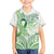 Its Okay Green Ribbon Personalised Family Matching Off The Shoulder Long Sleeve Dress and Hawaiian Shirt Polynesian Depression Awareness