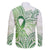 Its Okay Green Ribbon Personalised Family Matching Puletasi and Hawaiian Shirt Polynesian Depression Awareness