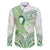 Its Okay Green Ribbon Personalised Family Matching Summer Maxi Dress and Hawaiian Shirt Polynesian Depression Awareness