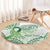 Its Okay Green Ribbon Personalised Round Carpet Polynesian Depression Awareness