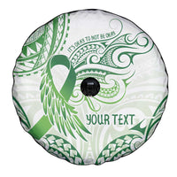 Its Okay Green Ribbon Personalised Spare Tire Cover Polynesian Depression Awareness LT9 - Polynesian Pride