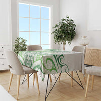 Its Okay Green Ribbon Personalised Tablecloth Polynesian Depression Awareness LT9 - Polynesian Pride