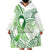 Its Okay Green Ribbon Personalised Wearable Blanket Hoodie Polynesian Depression Awareness