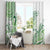 Its Okay Green Ribbon Personalised Window Curtain Polynesian Depression Awareness