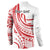 Know Your Status Red Ribbon Personalised Button Sweatshirt Polynesian AIDS Awareness