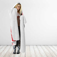 Know Your Status Red Ribbon Personalised Hooded Blanket Polynesian AIDS Awareness LT9 - Polynesian Pride