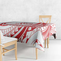 Know Your Status Red Ribbon Personalised Tablecloth Polynesian AIDS Awareness LT9 - Polynesian Pride