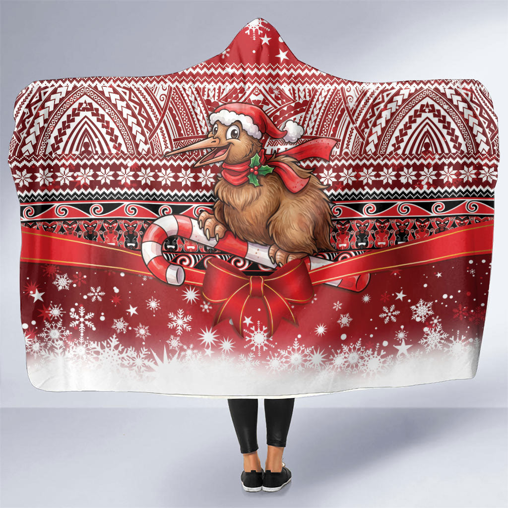 New Zealand Kiwi Bird Christmas Hooded Blanket Maori Inspired Knitted Patterns