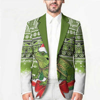 New Zealand Tuatara Christmas Blazer Maori Inspired Knitted Patterns LT9 - Polynesian Pride