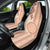 Fiji Tagimoucia Flower With Tapa Tribal Car Seat Cover Beige Color LT9 - Polynesian Pride