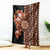 Fiji Tagimoucia Flower With Tapa Tribal Blanket Brown Color LT9 Brown - Polynesian Pride