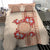 Bula Fiji Tagimoucia Flower Masi Tapa Tribal Bedding Set Beige Color LT9 - Polynesian Pride