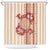 Bula Fiji Tagimoucia Flower Masi Tapa Tribal Shower Curtain Beige Color LT9 Beige - Polynesian Pride