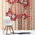 Bula Fiji Tagimoucia Flower Masi Tapa Tribal Window Curtain Beige Color LT9 - Polynesian Pride