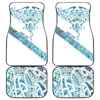Kahui Whetu Paua shell Kowhaiwhai Taniko Personalised Car Mats Manta Ray Shark-Turtle Maori Tribal Style LT9 - Polynesian Pride