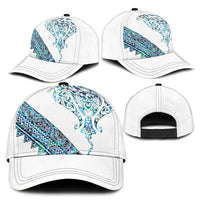 Kahui Whetu Paua shell Kowhaiwhai Taniko Classic Cap Manta Ray Shark-Turtle Maori Tribal Style LT9 - Polynesian Pride