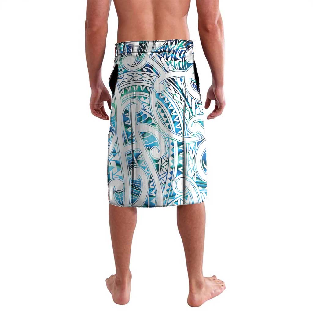 Kahui Whetu Paua shell Kowhaiwhai Taniko Personalised Lavalava Manta Ray Shark-Turtle Maori Tribal Style LT9 - Polynesian Pride