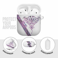 Mawhero Paua shell Kowhaiwhai Taniko Personalised AirPods Case Manta Ray Shark-Turtle Maori Tribal Style
