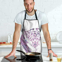 Mawhero Paua shell Kowhaiwhai Taniko Personalised Apron Manta Ray Shark-Turtle Maori Tribal Style LT9 - Polynesian Pride