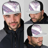 Mawhero Paua shell Kowhaiwhai Taniko Mesh Trucker Cap Manta Ray Shark-Turtle Maori Tribal Style LT9 - Polynesian Pride
