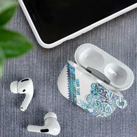 Kahui Whetu Paua shell Kowhaiwhai Taniko Personalised AirPods Case Taniwha Maori Tribal Style LT9 - Polynesian Pride