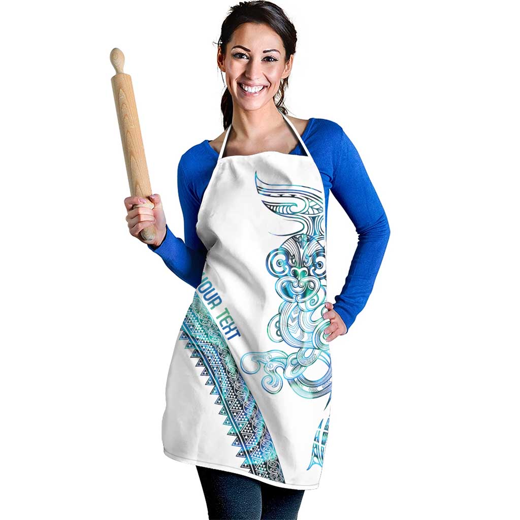 Kahui Whetu Paua shell Kowhaiwhai Taniko Personalised Apron Taniwha Maori Tribal Style LT9 - Polynesian Pride