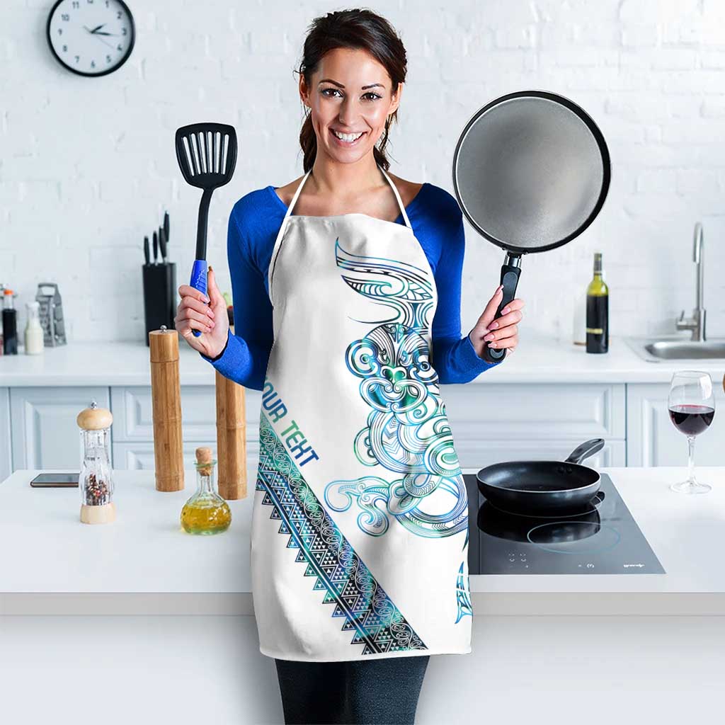 Kahui Whetu Paua shell Kowhaiwhai Taniko Personalised Apron Taniwha Maori Tribal Style LT9 - Polynesian Pride