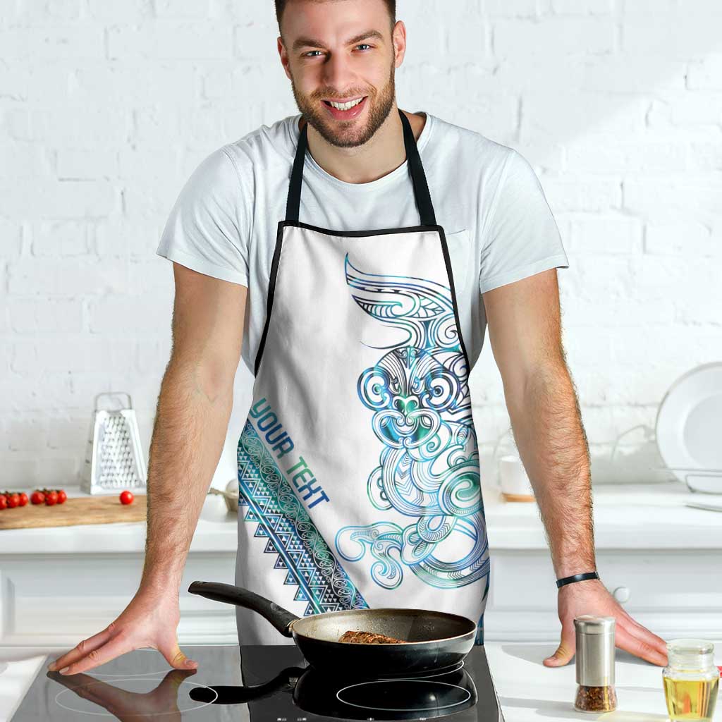 Kahui Whetu Paua shell Kowhaiwhai Taniko Personalised Apron Taniwha Maori Tribal Style LT9 - Polynesian Pride