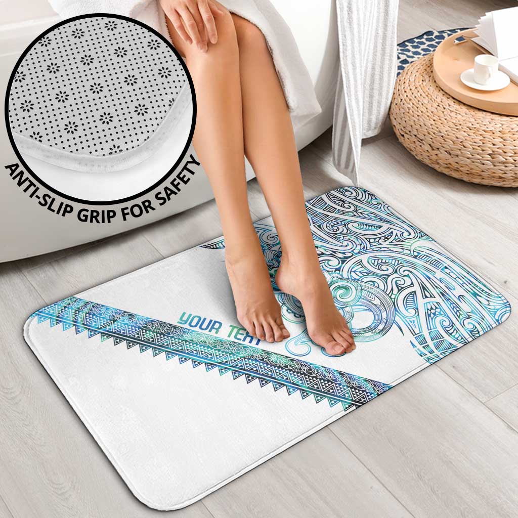 Kahui Whetu Paua shell Kowhaiwhai Taniko Personalised Bathroom Set Taniwha Maori Tribal Style