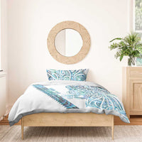 Kahui Whetu Paua shell Kowhaiwhai Taniko Personalised Bedding Set Taniwha Maori Tribal Style LT9 - Polynesian Pride