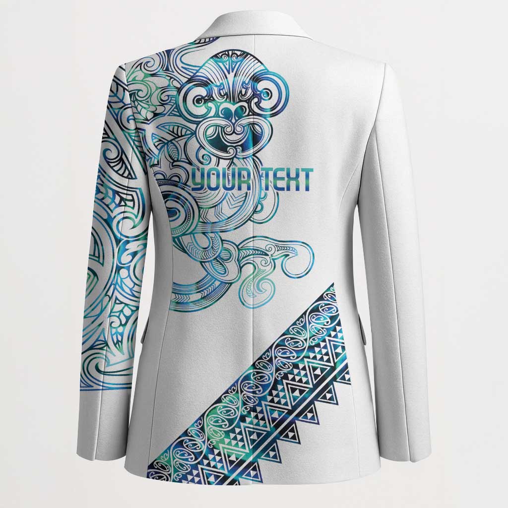 Kahui Whetu Paua shell Kowhaiwhai Taniko Personalised Blazer Taniwha Maori Tribal Style LT9 - Polynesian Pride