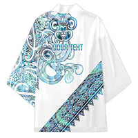 Kahui Whetu Paua shell Kowhaiwhai Taniko Personalised Kimono Taniwha Maori Tribal Style LT9 - Polynesian Pride