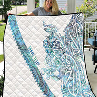 Kahui Whetu Paua shell Kowhaiwhai Taniko Personalised Quilt Taniwha Maori Tribal Style