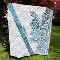 Kahui Whetu Paua shell Kowhaiwhai Taniko Personalised Quilt Taniwha Maori Tribal Style