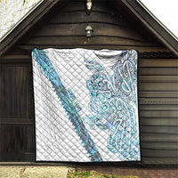 Kahui Whetu Paua shell Kowhaiwhai Taniko Personalised Quilt Taniwha Maori Tribal Style