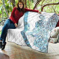 Kahui Whetu Paua shell Kowhaiwhai Taniko Personalised Quilt Taniwha Maori Tribal Style