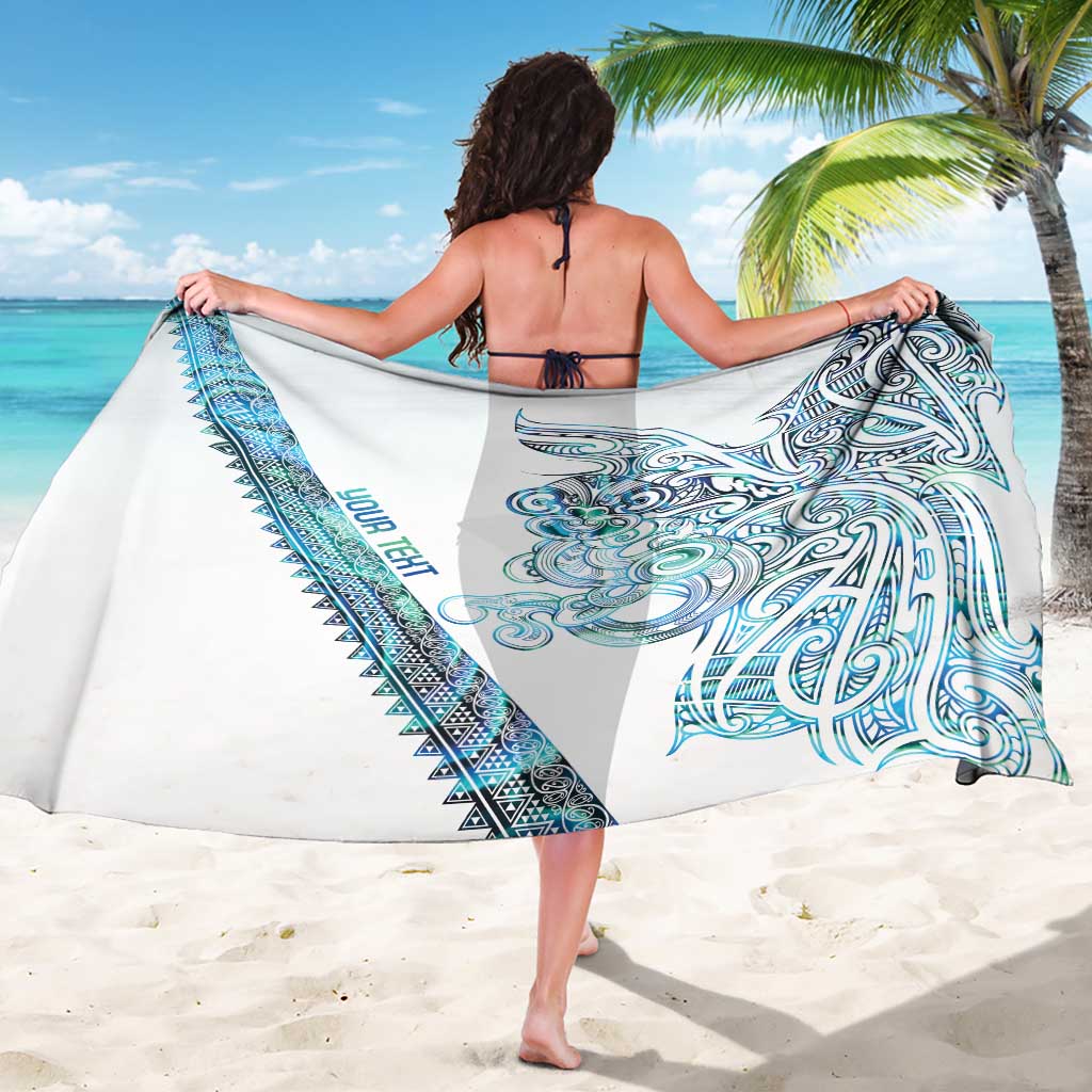 Kahui Whetu Paua shell Kowhaiwhai Taniko Personalised Sarong Taniwha Maori Tribal Style