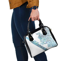 Kahui Whetu Paua shell Kowhaiwhai Taniko Personalised Shoulder Handbag Taniwha Maori Tribal Style