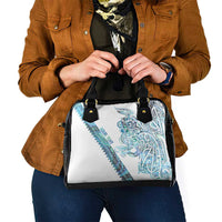 Kahui Whetu Paua shell Kowhaiwhai Taniko Personalised Shoulder Handbag Taniwha Maori Tribal Style