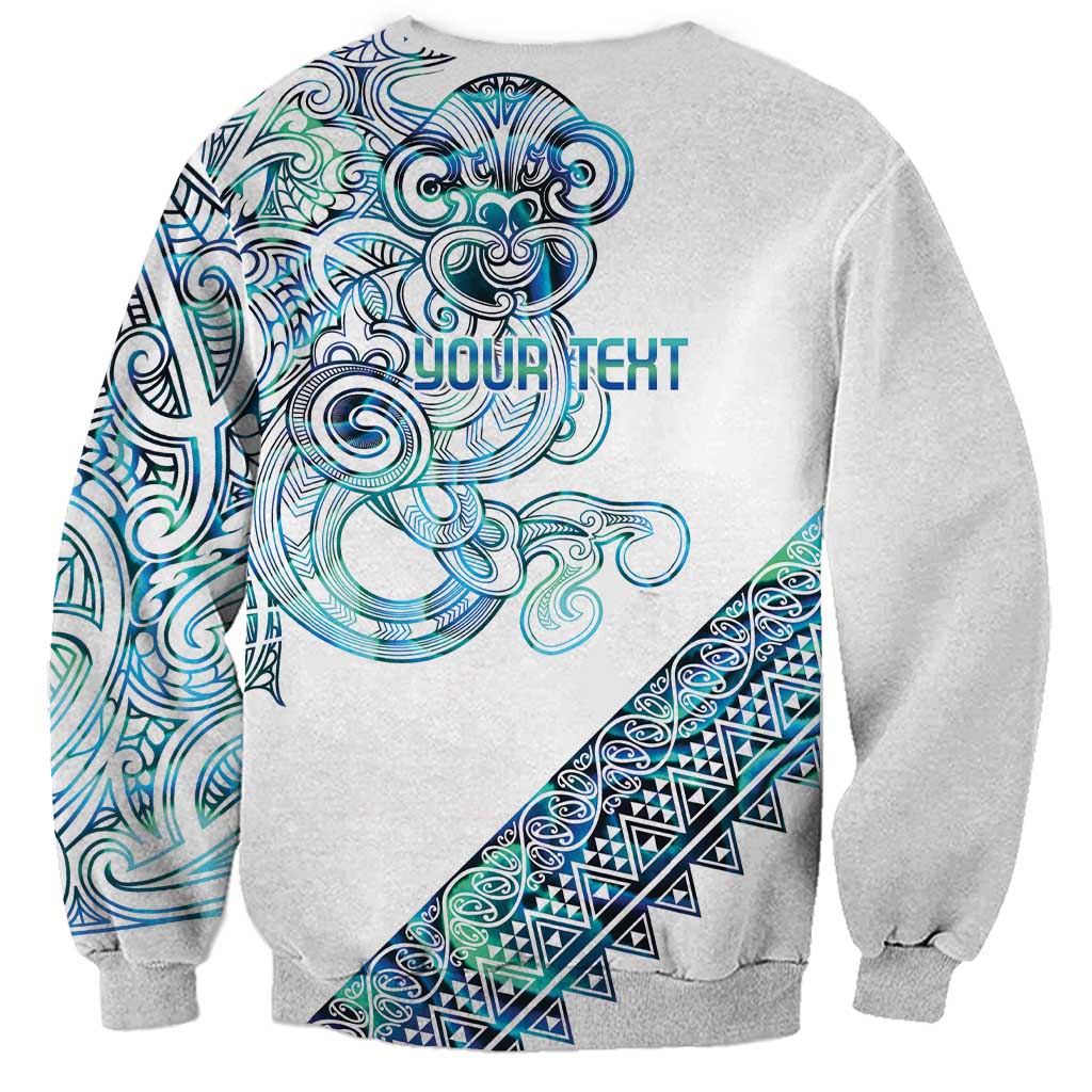 Kahui Whetu Paua shell Kowhaiwhai Taniko Personalised Sweatshirt Taniwha Maori Tribal Style LT9 - Polynesian Pride