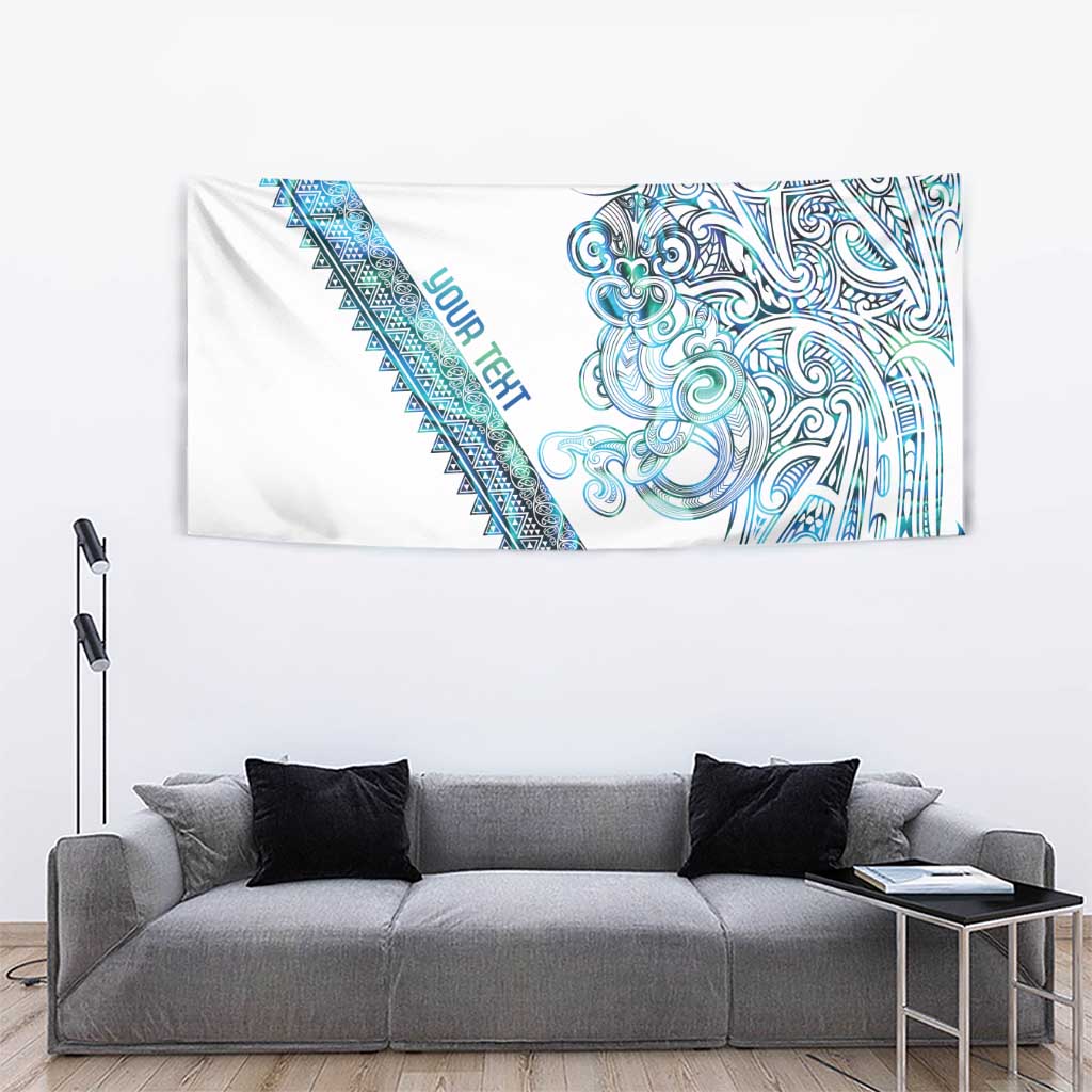 Kahui Whetu Paua shell Kowhaiwhai Taniko Personalised Tapestry Taniwha Maori Tribal Style LT9 - Polynesian Pride