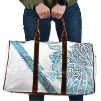 Kahui Whetu Paua shell Kowhaiwhai Taniko Personalised Travel Bag Taniwha Maori Tribal Style