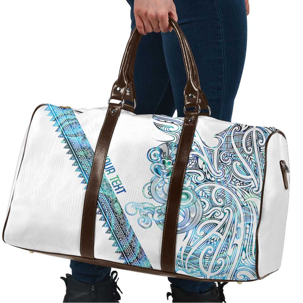 Kahui Whetu Paua shell Kowhaiwhai Taniko Personalised Travel Bag Taniwha Maori Tribal Style