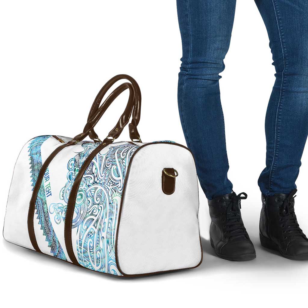 Kahui Whetu Paua shell Kowhaiwhai Taniko Personalised Travel Bag Taniwha Maori Tribal Style