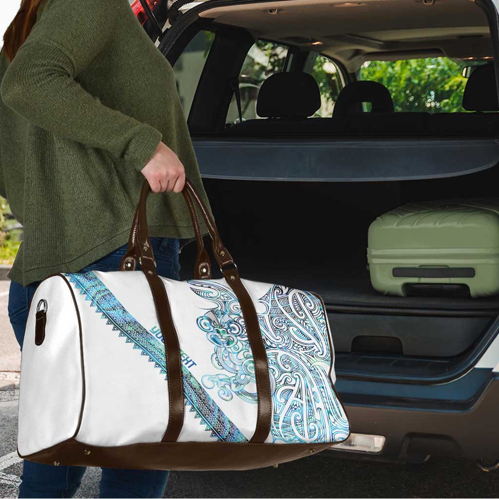 Kahui Whetu Paua shell Kowhaiwhai Taniko Personalised Travel Bag Taniwha Maori Tribal Style